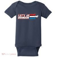 Let's Go Brandon LGB Star Logo Baby Bodysuit thumb 0