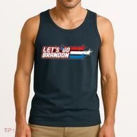 Let's Go Brandon LGB Star Logo Tank Top thumb 3