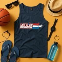 Let's Go Brandon LGB Star Logo Tank Top thumb 4