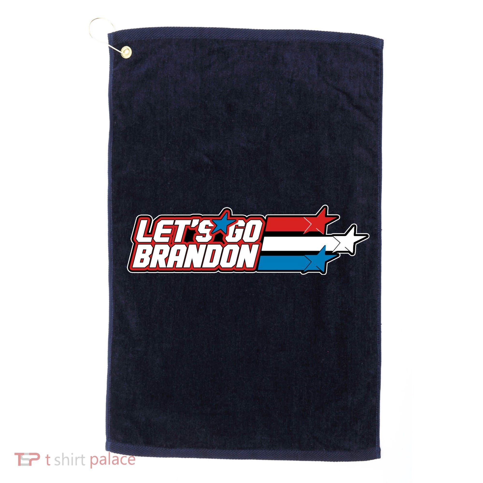 Let's Go Brandon LGB Star Logo Golf Towel