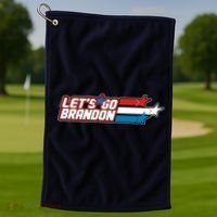 Let's Go Brandon LGB Star Logo Golf Towel thumb 1