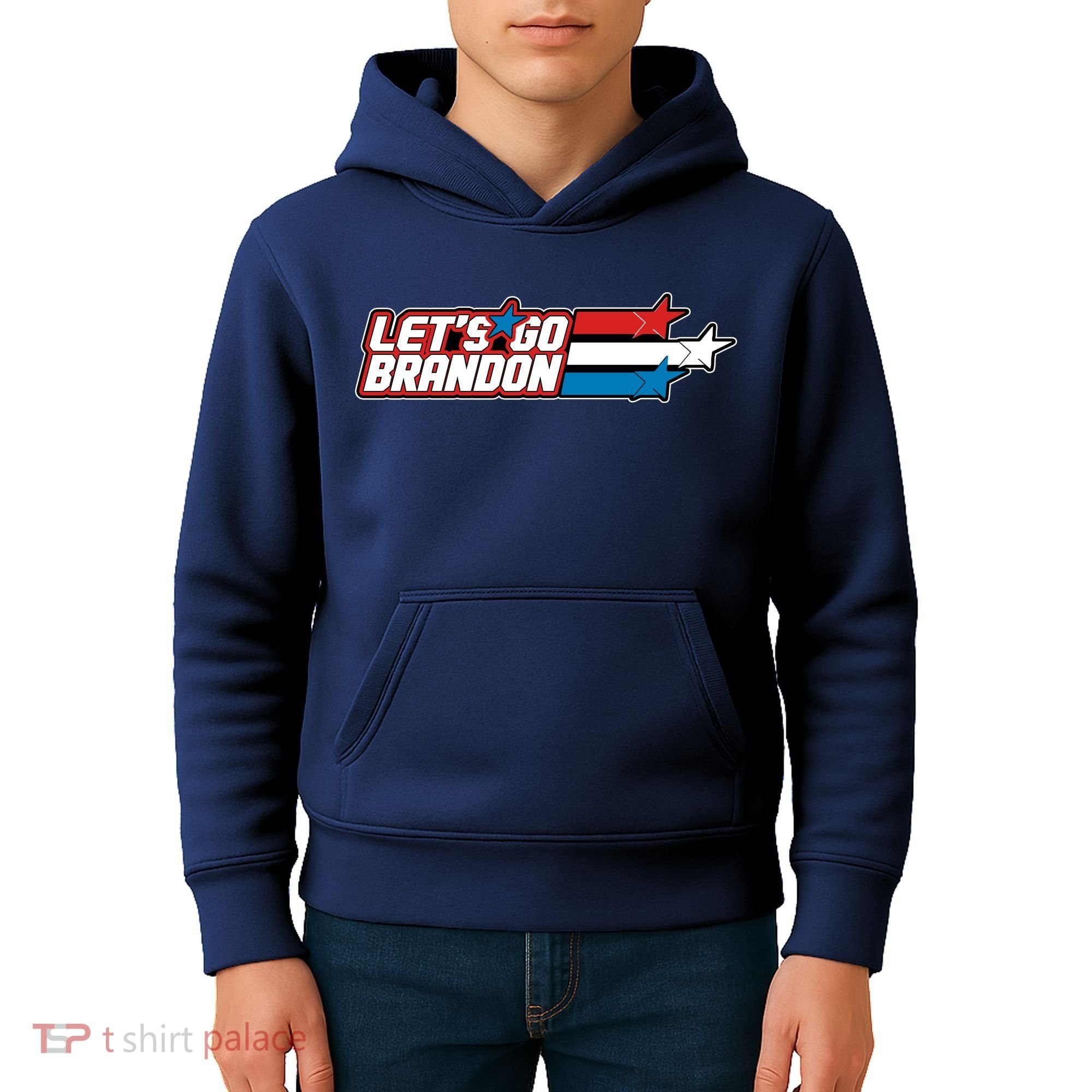 Let's Go Brandon LGB Star Logo Kids Hoodie