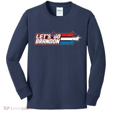 Let's Go Brandon LGB Star Logo Kids Long Sleeve Shirt