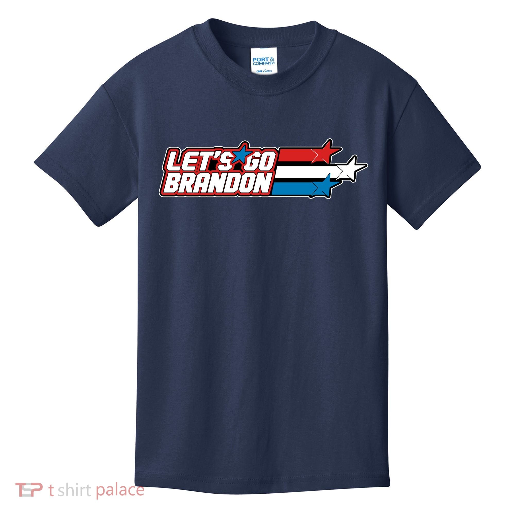 Let's Go Brandon LGB Star Logo Kids T-Shirt