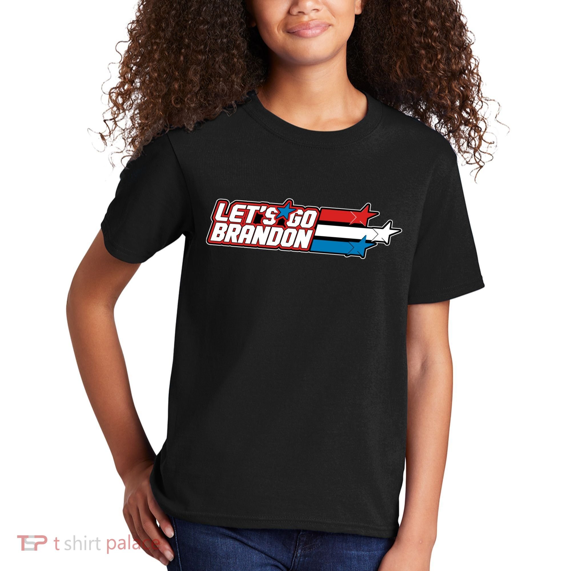 Let's Go Brandon LGB Star Logo Kids T-Shirt