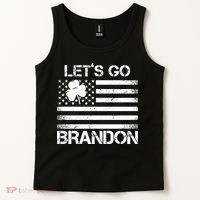 Let's Go Brandon USA St Patrick's Day Tank Top thumb 2