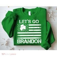 Let's Go Brandon USA St Patrick's Day Sweatshirt thumb 2