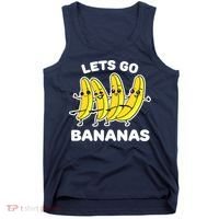 Let's Go Banana Funny Banana Squad Dancing Cute Tank Top thumb 0