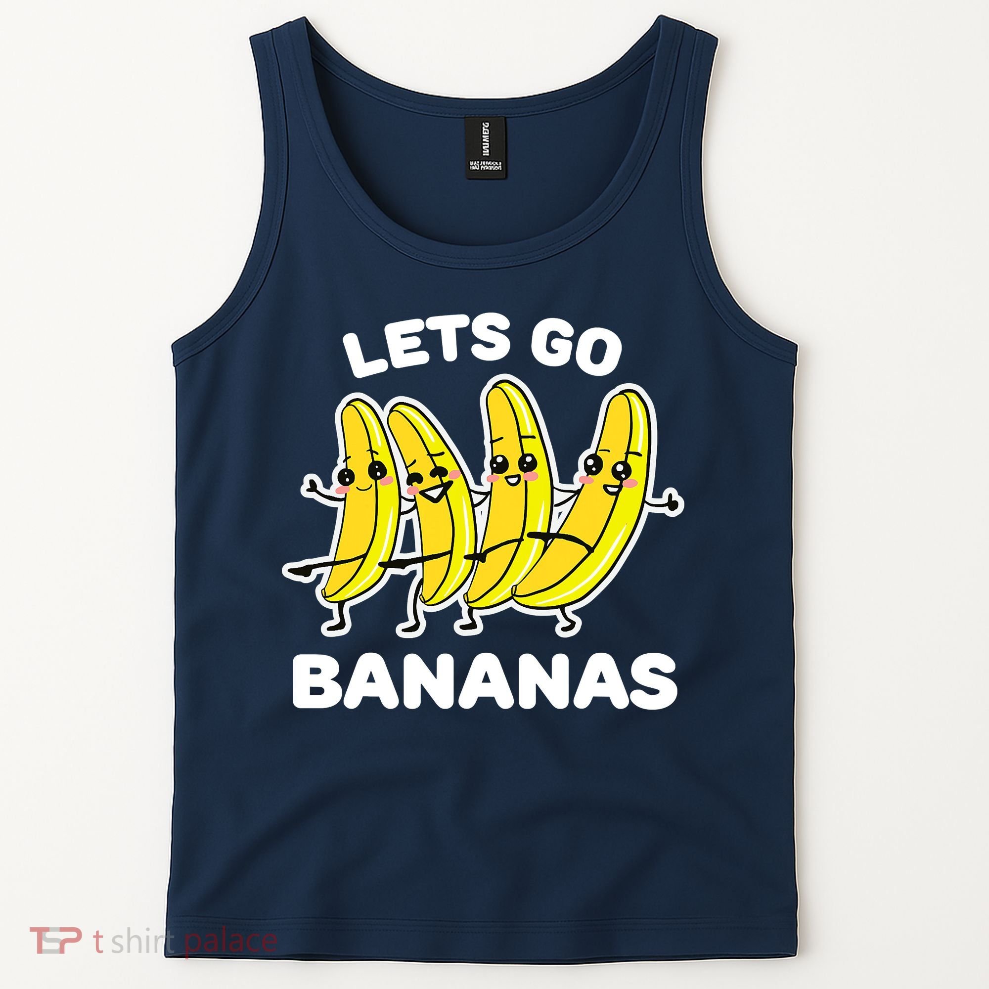 Let's Go Banana Funny Banana Squad Dancing Cute Tank Top