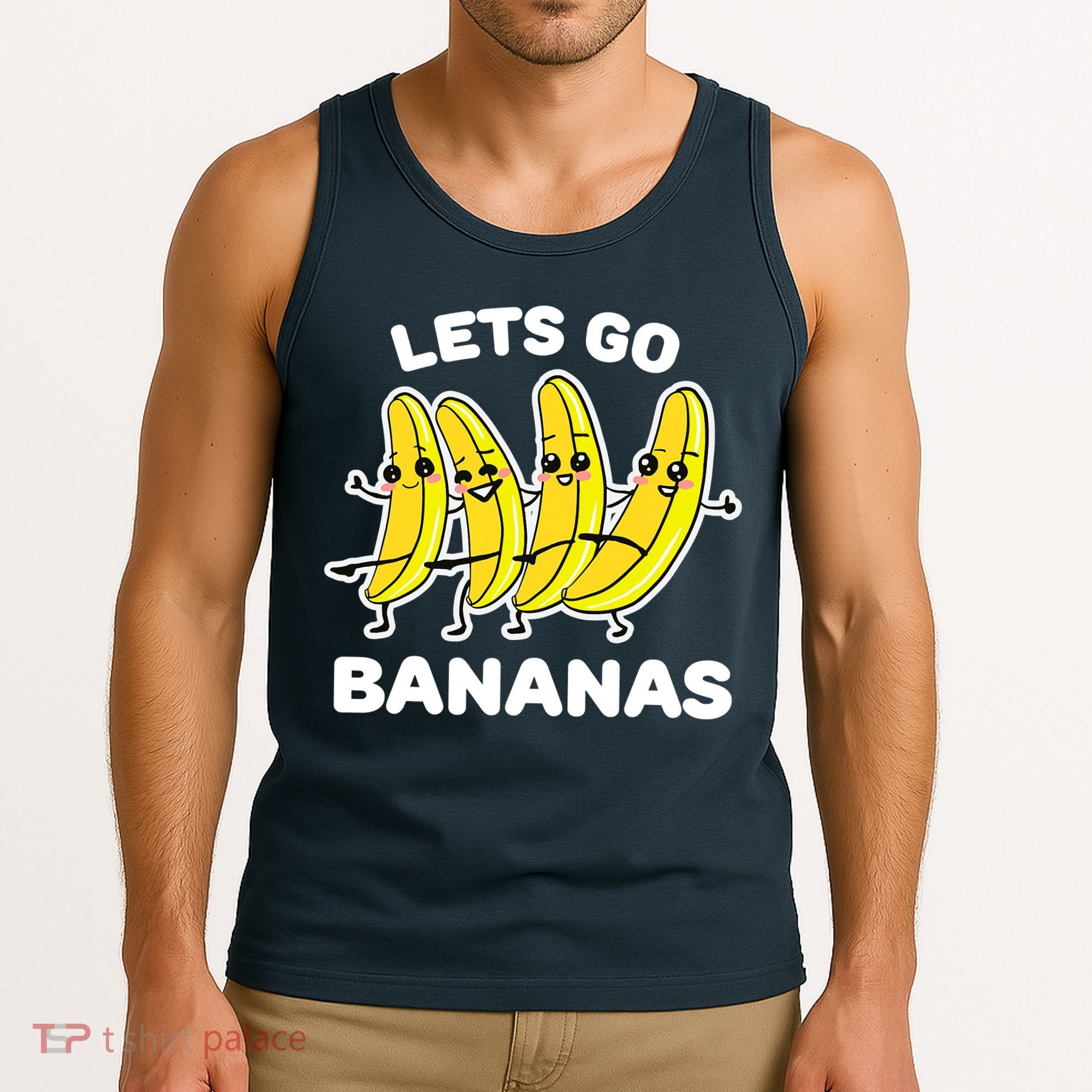 Let's Go Banana Funny Banana Squad Dancing Cute Tank Top