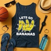 Let's Go Banana Funny Banana Squad Dancing Cute Tank Top thumb 4