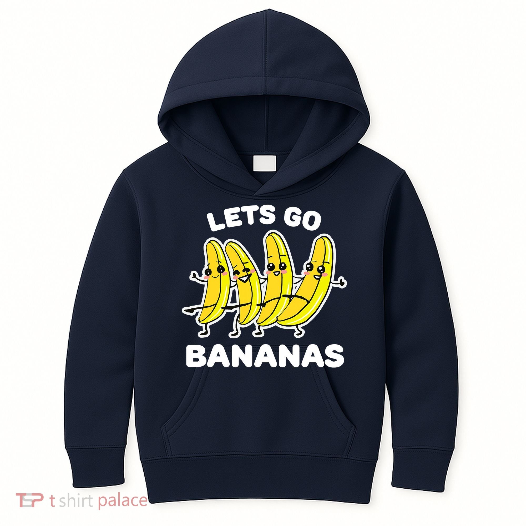 Let's Go Banana Funny Banana Squad Dancing Cute Kids Hoodie