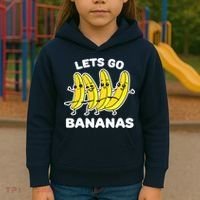 Let's Go Banana Funny Banana Squad Dancing Cute Kids Hoodie thumb 3