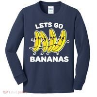Let's Go Banana Funny Banana Squad Dancing Cute Kids Long Sleeve Shirt thumb 0