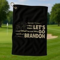 Let's Go Brandon Lets Go Brandon Lets Go Brandon Let's Go Brandon Golf Towel thumb 1