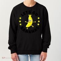 Let's Go Banana Funny Banana Squad Dancing Cute Women's Sweatshirt thumb 0