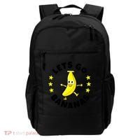 Let's Go Banana Funny Banana Squad Dancing Cute Backpack thumb 0