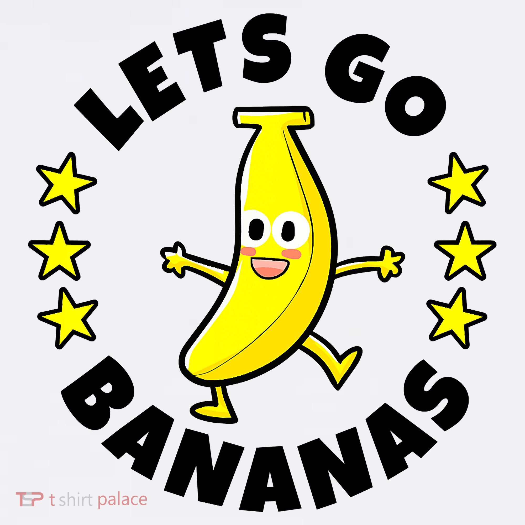 Let's Go Banana Funny Banana Squad Dancing Cute T-Shirt