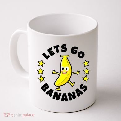 Let's Go Banana Funny Banana Squad Dancing Cute Coffee Mug
