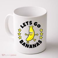 Let's Go Banana Funny Banana Squad Dancing Cute Coffee Mug thumb 0