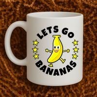 Let's Go Banana Funny Banana Squad Dancing Cute Coffee Mug thumb 2