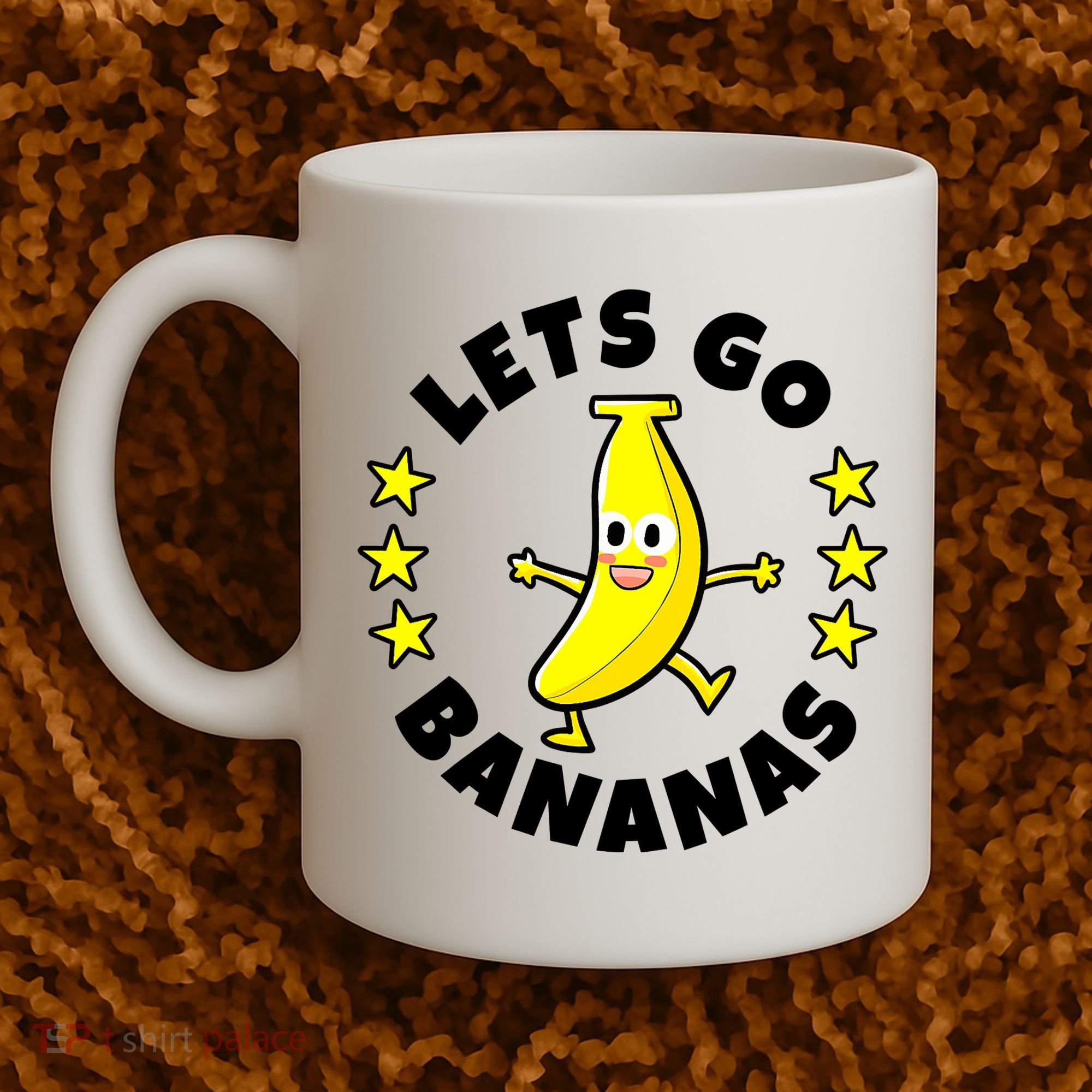 Let's Go Banana Funny Banana Squad Dancing Cute Coffee Mug