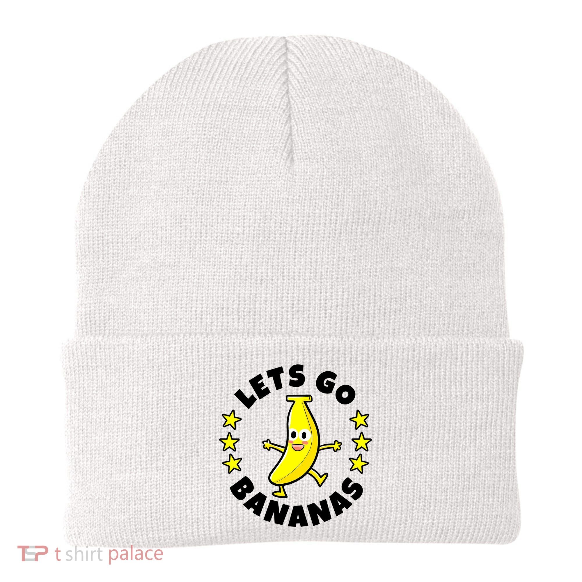 Let's Go Banana Funny Banana Squad Dancing Cute Beanie