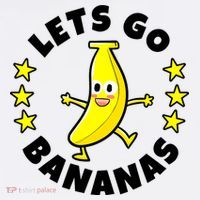 Let's Go Banana Funny Banana Squad Dancing Cute Polo thumb 3