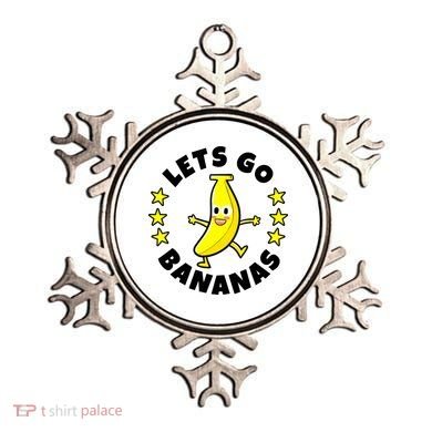 Let's Go Banana Funny Banana Squad Dancing Cute Ornament