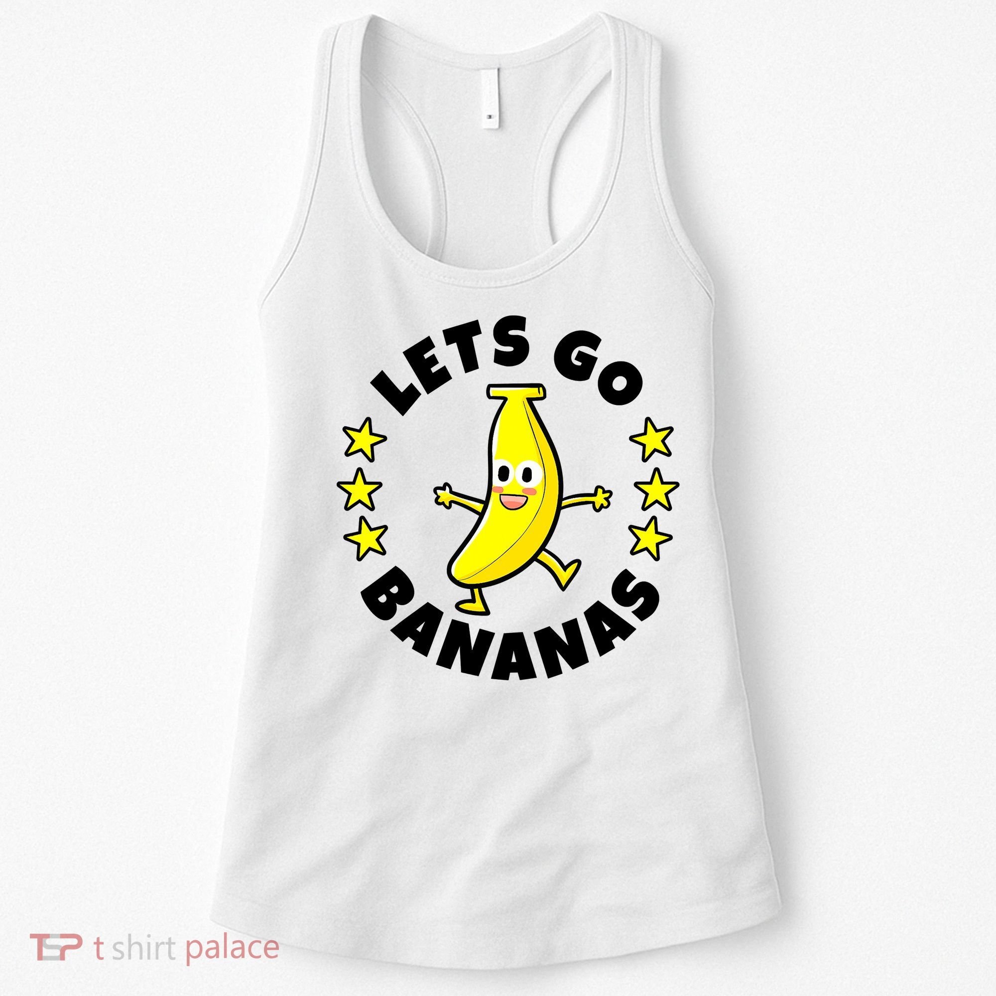 Let's Go Banana Funny Banana Squad Dancing Cute Women's Tank Top