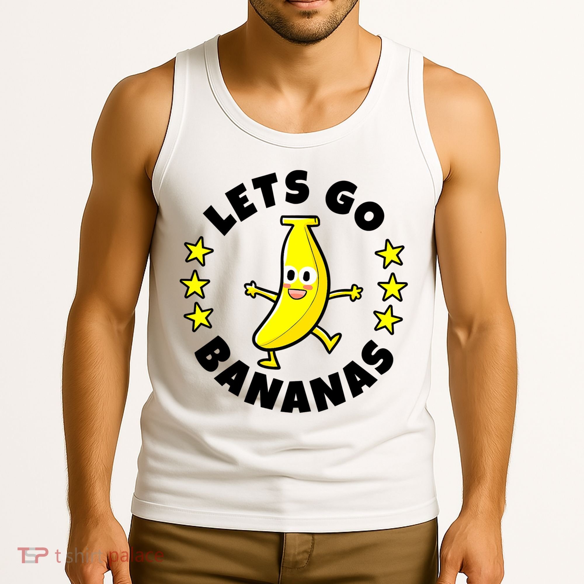 Let's Go Banana Funny Banana Squad Dancing Cute Tank Top