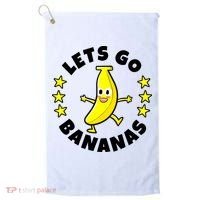 Let's Go Banana Funny Banana Squad Dancing Cute Golf Towel thumb 0