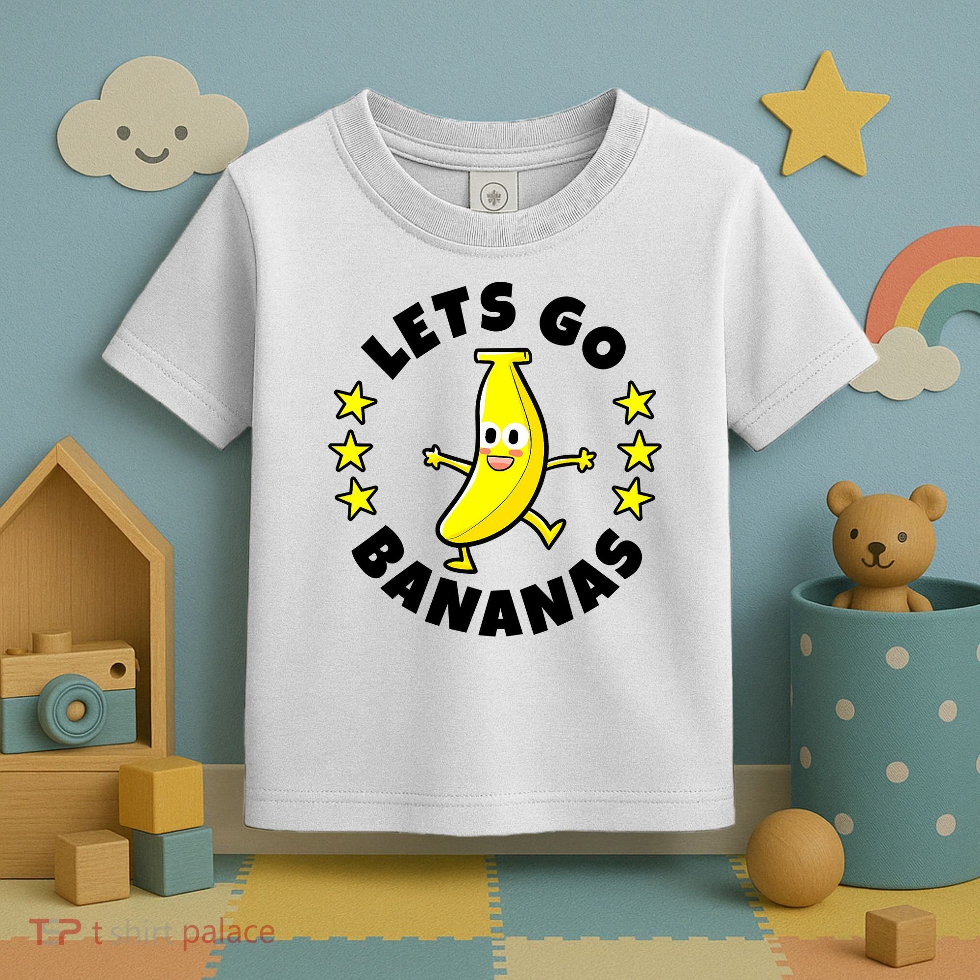 Let's Go Banana Funny Banana Squad Dancing Cute Toddler T-Shirt