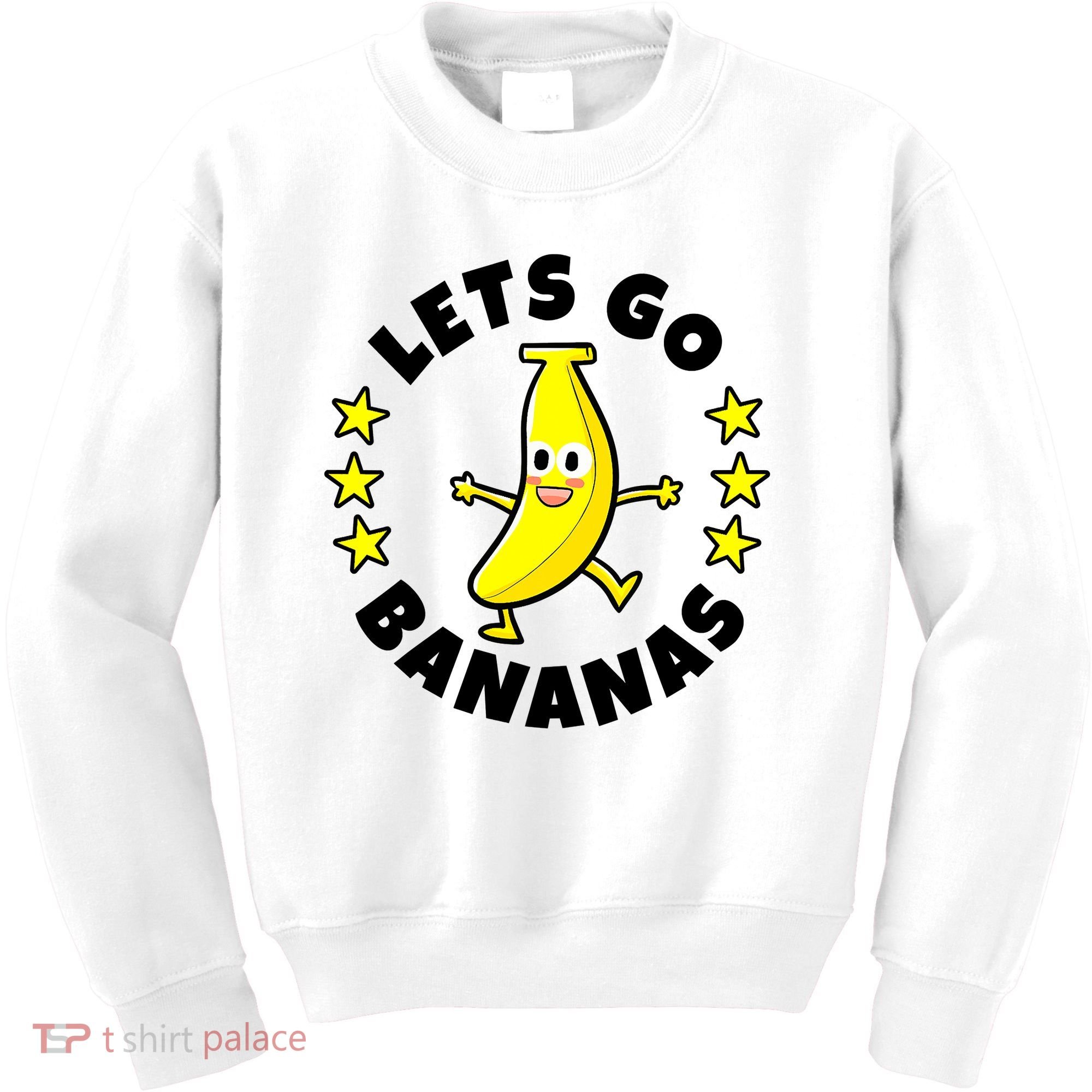 Let's Go Banana Funny Banana Squad Dancing Cute Kids Sweatshirt