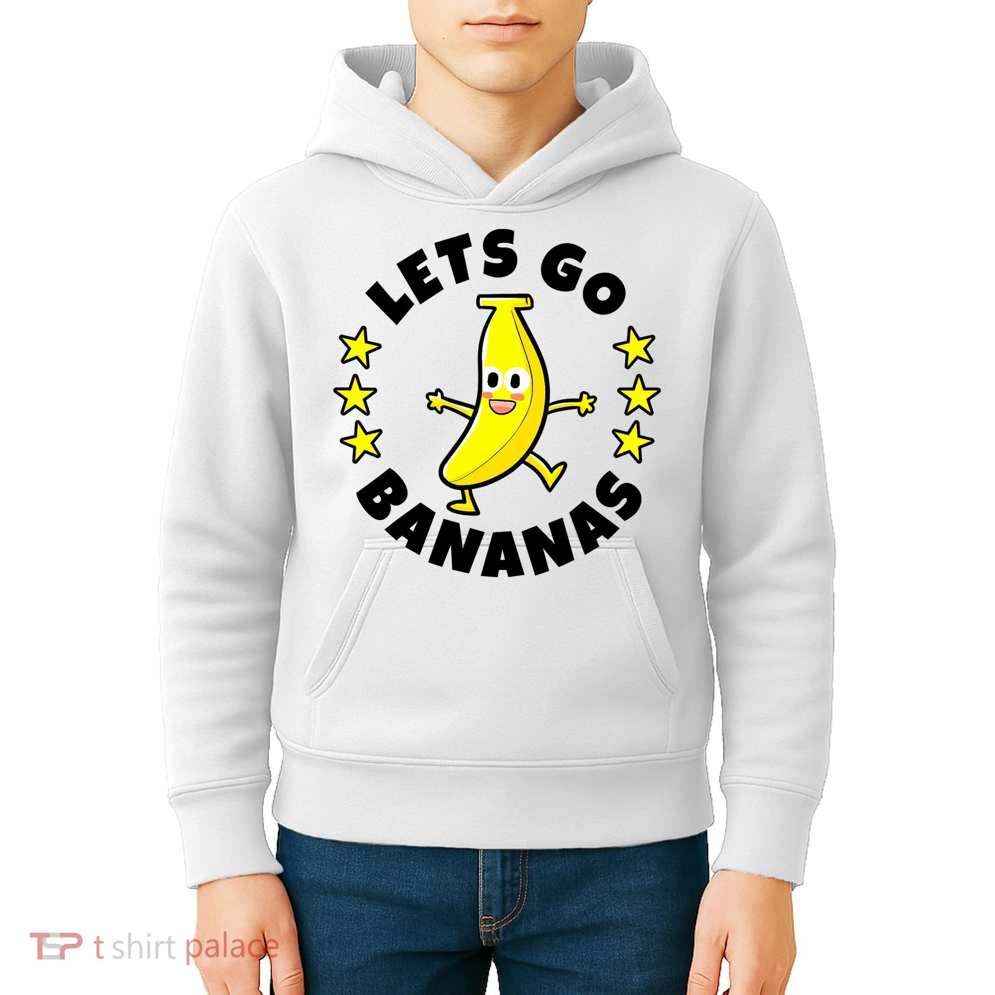Let's Go Banana Funny Banana Squad Dancing Cute Kids Hoodie
