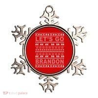 Let's Go Brandon Ugly Christmas Sweater FJB Chant Ornament thumb 0