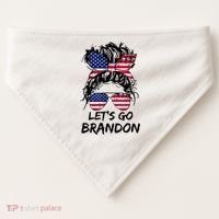 Let's Go Brandon, Lets Go Brandon Tees USA-Made Doggie Bandana thumb 0
