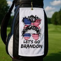 Let's Go Brandon, Lets Go Brandon Tees Golf Towel thumb 2