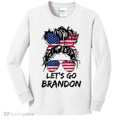 Let's Go Brandon, Lets Go Brandon Tees Kids Long Sleeve Shirt