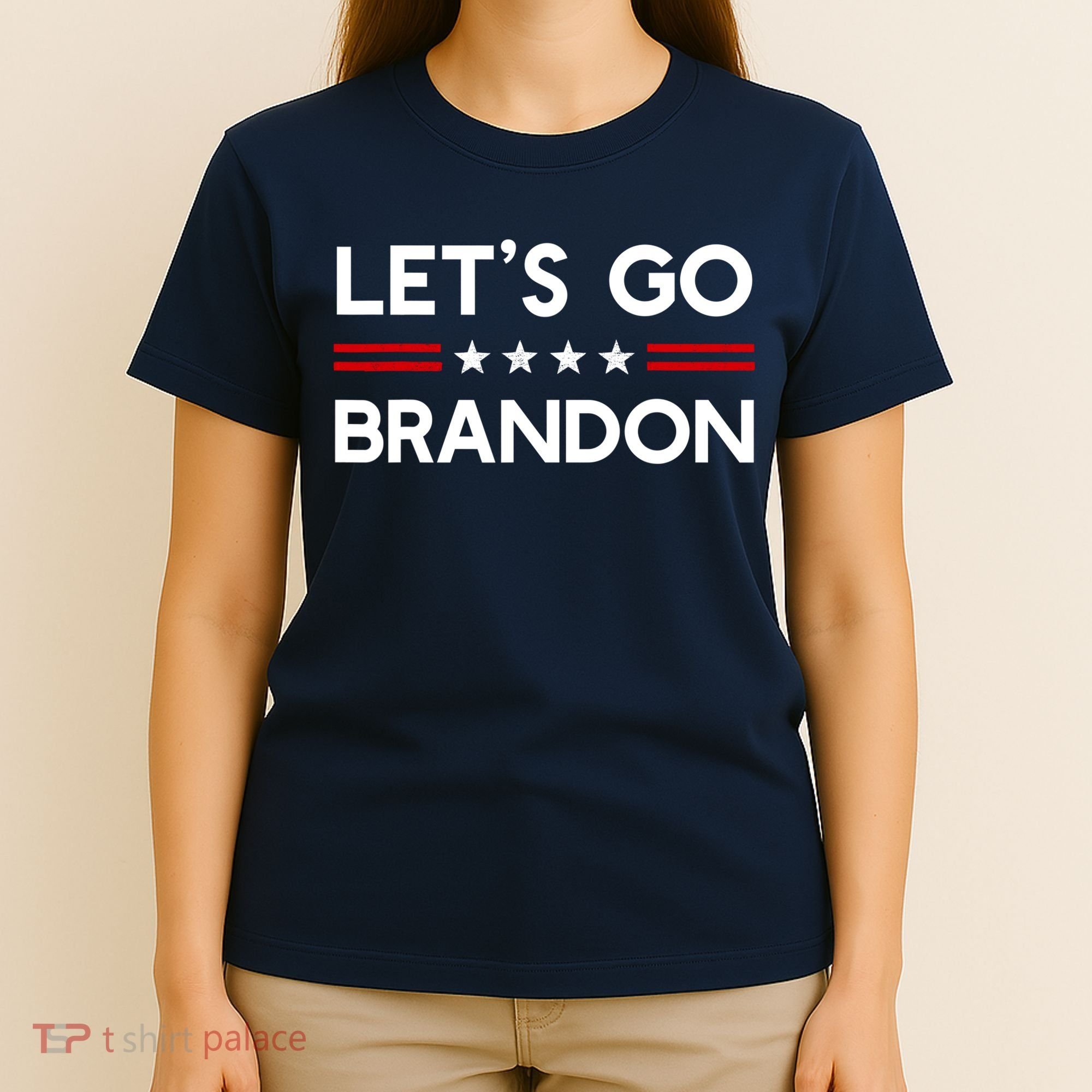 Let’S Go Brandon Conservative Us Flag Gift T-Shirt
