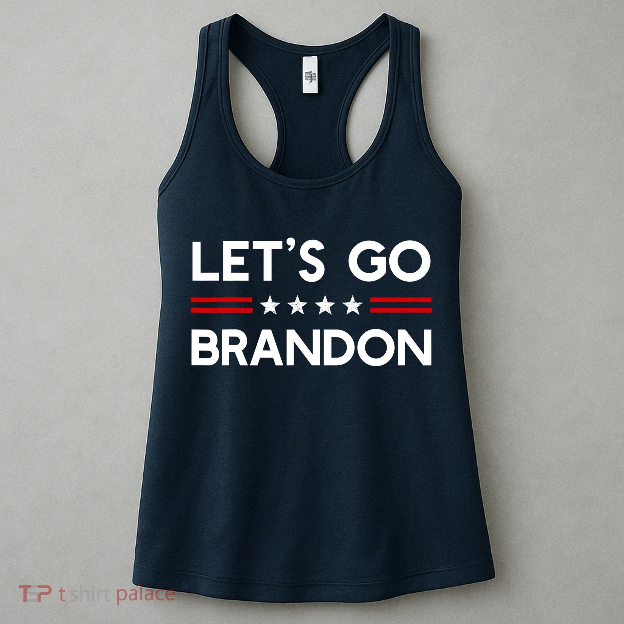 Let’S Go Brandon Conservative Us Flag Gift Women's Tank Top