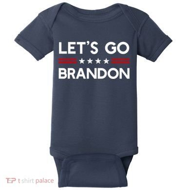 Let’S Go Brandon Conservative Us Flag Gift Baby Bodysuit
