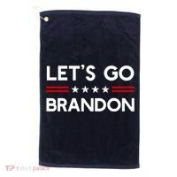 Let’S Go Brandon Conservative Us Flag Gift Golf Towel thumb 0