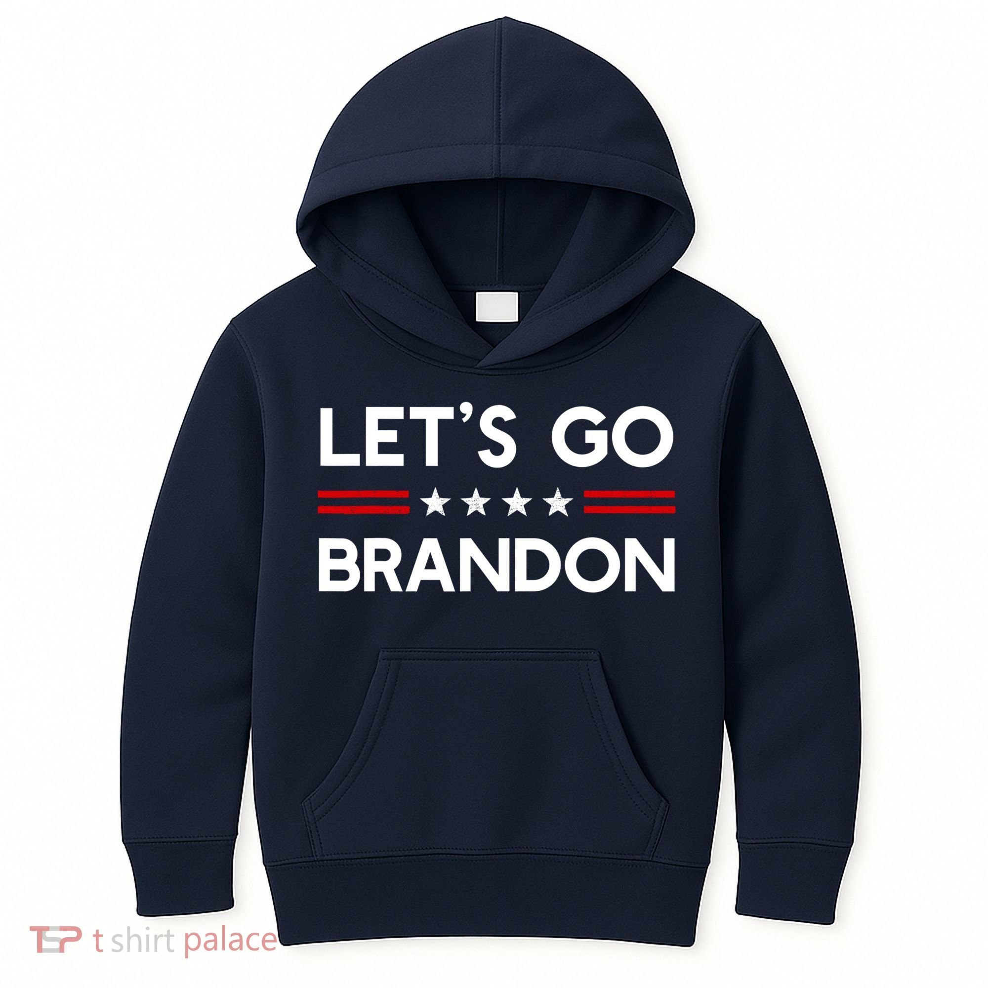 Let’S Go Brandon Conservative Us Flag Gift Kids Hoodie