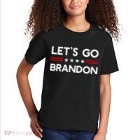 Let’S Go Brandon Conservative Us Flag Gift Kids T-Shirt thumb 2