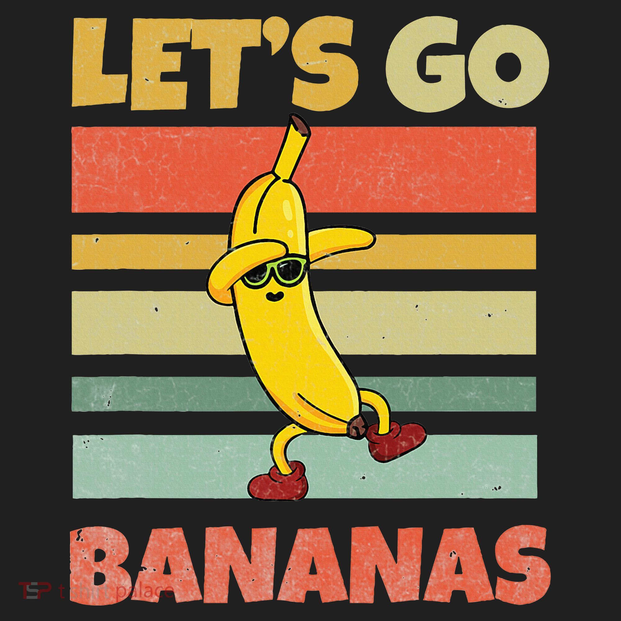 LetS Go Banana Bananas Golf Towel