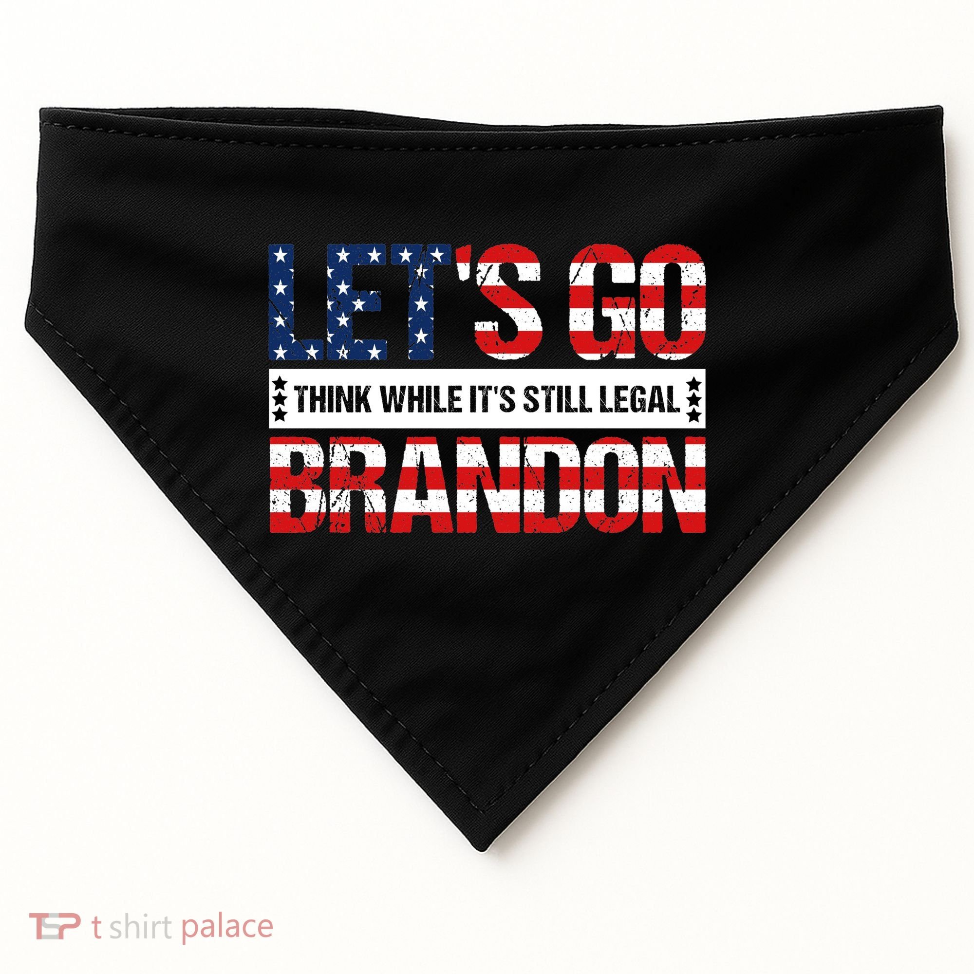 Let's Go Brandon Lets Go Brandon Lets Go Brandon Let's Go Brandon USA-Made Doggie Bandana