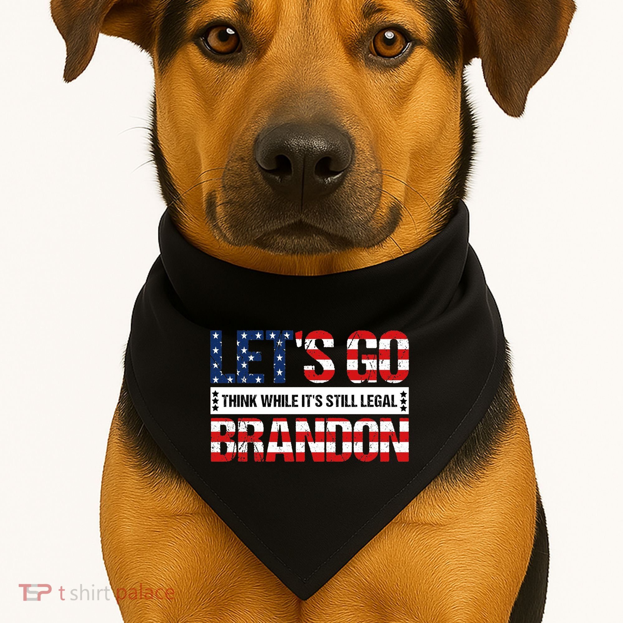 Let's Go Brandon Lets Go Brandon Lets Go Brandon Let's Go Brandon USA-Made Doggie Bandana