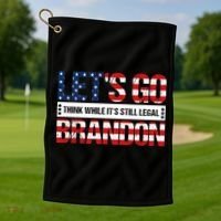 Let's Go Brandon Lets Go Brandon Lets Go Brandon Let's Go Brandon Golf Towel thumb 1