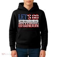 Let's Go Brandon Lets Go Brandon Lets Go Brandon Let's Go Brandon Kids Hoodie thumb 4